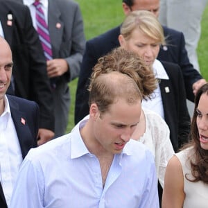 Le duc et la duchesse de Cambridge, William et Kate, assistent à une célébration au Québec pendant l'été 2011.