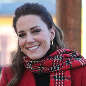 Catherine Kate Middleton, duchesse de Cambridge lors d'une visite du chateau de Cardiff le 9 décembre 2020.