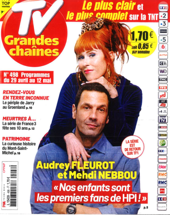 Couverture du magazine "TV Grandes chaînes"