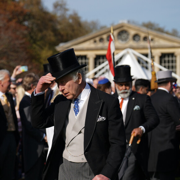 Le roi Charles III et la reine consort Camilla Parker Bowles - Garden Party au palais de Buckingham à Londres. Le 3 mai 2023 