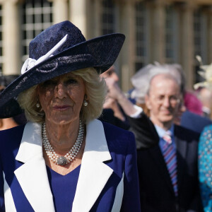 Comme tous les ans, la reine Camilla a assisté à la Garden Party de Buckingham Palace.
La reine consort Camilla Parker Bowles - Garden Party au palais de Buckingham à Londres.