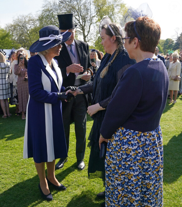 La reine consort Camilla Parker Bowles - Garden Party au palais de Buckingham à Londres. Le 3 mai 2023 