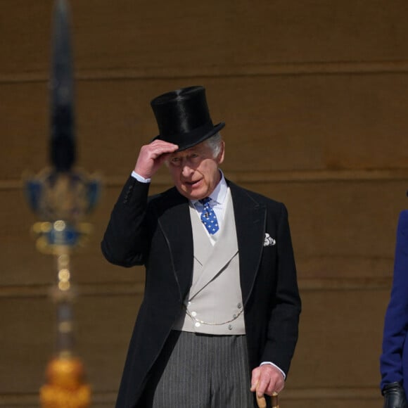 Le roi Charles III et la reine consort Camilla Parker Bowles - Garden Party au palais de Buckingham à Londres. Le 3 mai 2023 