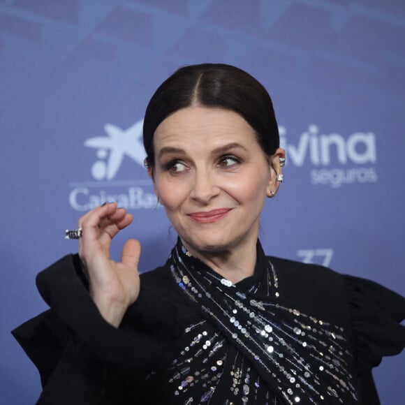 Juliette Binoche au photocall de la 37ème édition de la cérémonie des Goya, organisée par l'Academia de las artes y las ciencias cinematográficas de España, au FIBES centre de conférences et d'expositions de Séville, Espagne, le 11 février 2023. © EuropaPress/Bestimage 