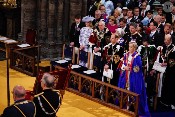 La princesse Eugenie d'York à l'Abbaye de Westminster de Londres, Royaume-Uni, le 6 mai 2023. © Agence / Bestimage