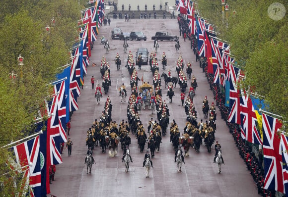 Atmosphère lors de la cérémonie de couronnement du roi d'Angleterre à Londres, Royaume Uni, le 6 mai 2023. 