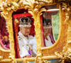 La procession du roi Charles a été marquée de plusieurs couacs. 
Le roi Charles III d'Angleterre et Camilla Parker Bowles, reine consort d'Angleterre, - Sortie de la cérémonie de couronnement du roi d'Angleterre à l'abbaye de Westminster de Londres, Royaume Uni. 