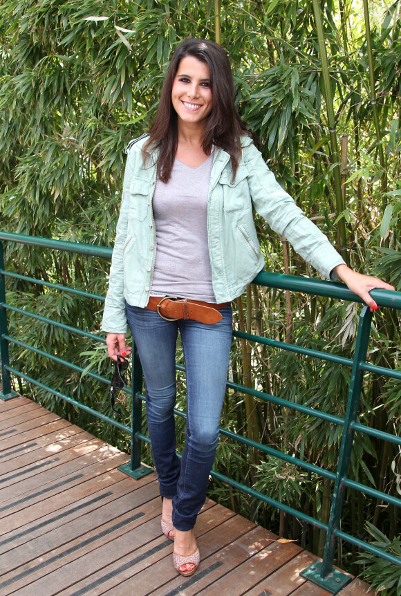 Karine Ferri en 2012 à Roland-Garros