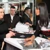 Naomi Campbell, au centre commercial Westfield à Londres, le vendredi 26 février, pour l'opération Fashion for Relief.
