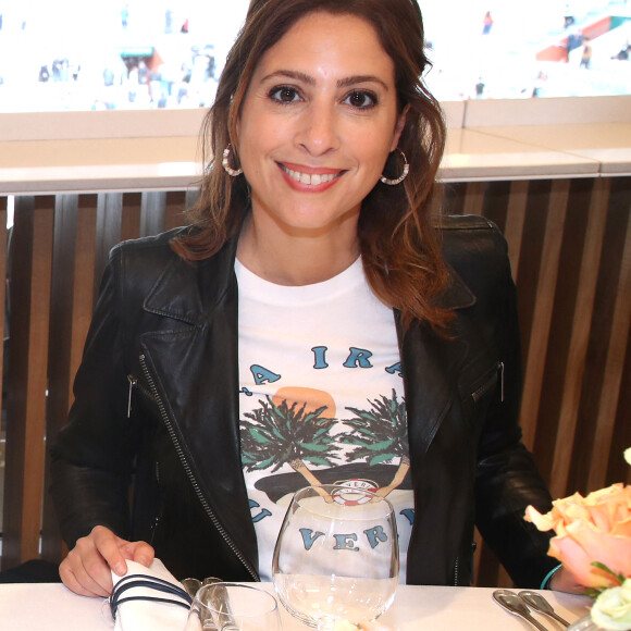 Léa Salamé a fait de drôles de confidences 
Léa Salamé au déjeuner de la finale Messieurs de France Télévision (jour 15) sur la terrasse de France Télévision lors des Internationaux de France de Tennis de Roland Garros à Paris, France. © Bertrand Rindoff/Bestimage 