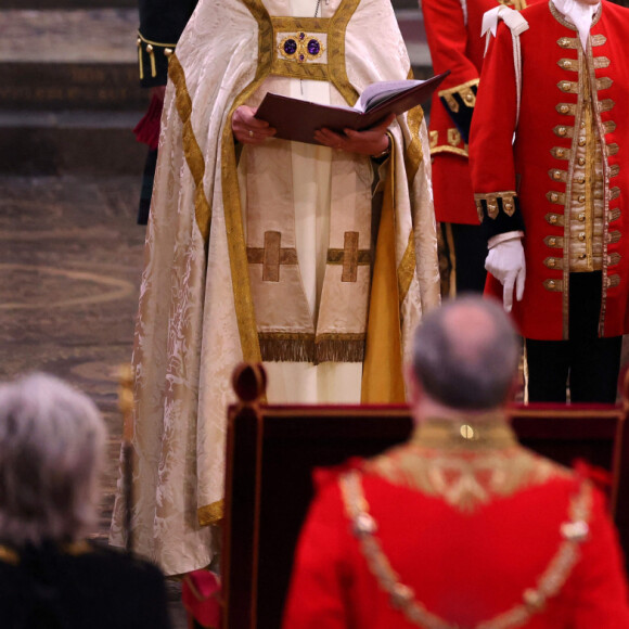 Le roi Charles III d'Angleterre lors de la cérémonie de couronnement du roi d'Angleterre à Londres, Royaume Uni, le 6 mai 2023. 