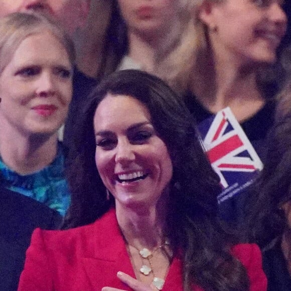 Concert du couronnement du roi et de la reine dans l'enceinte du château de Windsor Catherine (Kate) Middleton, princesse de Galles au concert du couronnement du roi et de la reine dans l'enceinte du château de Windsor, Royaume Uni, le 7 mai 2023. 