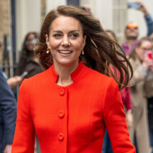 Le prince William de Galles et Kate Catherine Middleton, princesse de Galles, se sont rendus au pub Dog and Duck, à l'occasion de leur visite dans le quartier SoHo de Londres. Le 4 mai 2023 
