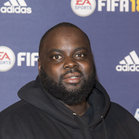 Issa Doumbia - Lancement du jeu vidéo de football FIFA 18 (FIFA 2018) à l'établissement public de coopération culturelle parisien "CentQuatre" à Paris, France, le 25 septembre 2017. © Pierre Perusseau/Bestimage 