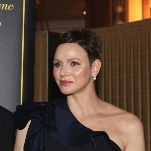 La princesse Charlene de Monaco - Cérémonie des " Maria Callas " Awards à l'Opéra de Monte-Carlo avec I.Efthimiou, Présidente & Fondatrice du Monaco Gala & Awards. Le Maria Callas Monaco Gala & Awards devient une institution annuelle à Monaco destinée à célébrer l'art et l'opéra ainsi qu'à défendre chaque année une nouvelle cause caritative. Le 12 mai 2023 à Monaco. © Claudia Albuquerque / Bestimage