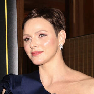 La princesse Charlene de Monaco - Cérémonie des " Maria Callas " Awards à l'Opéra de Monte-Carlo avec I.Efthimiou, Présidente & Fondatrice du Monaco Gala & Awards. Le Maria Callas Monaco Gala & Awards devient une institution annuelle à Monaco destinée à célébrer l'art et l'opéra ainsi qu'à défendre chaque année une nouvelle cause caritative. Le 12 mai 2023 à Monaco. © Claudia Albuquerque / Bestimage