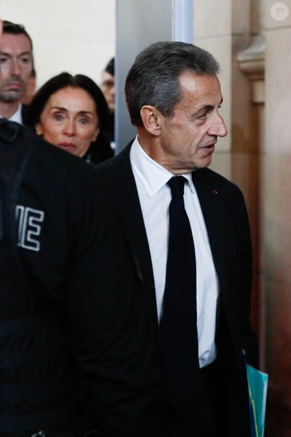 Nicolas Sarkozy - L'ancien président de la République N.Sarkozy est jugé en appel dans l'affaire des "écoutes" (affaire Bismuth) devant la cour d'appel de Paris, du 5 au 16 décembre 2022. Le 5 décembre 2022. © Christophe Clovis / Bestimage 