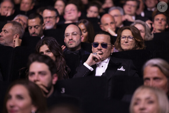 Johnny Depp - Cérémonie d'ouverture du 76ème Festival International du Film de Cannes, au Palais des Festivals à Cannes. Le 16 mai 2023. © Borde-Jacovides-Moreau / Bestimage