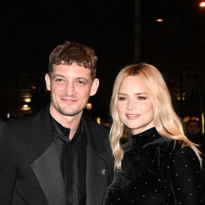 Niels Schneider et sa compagne Virginie Efira - Photocall au Fouquet's après la 48ème cérémonie des César à Paris © Coadic Guirec / Bestimage  Photocall at "Fouquet's" after the 48th Cesar ceremony in Paris 