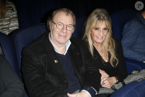 Daniel Russo et sa femme Lucie - Soirée hommage à Jean-Pierre Mocky "70 ans de cinéma" au cinéma "Beau Regard" à Paris, avec la projection du film "La loi de l'albatros". Le 9 décembre 2019 © Christophe Aubert via Bestimage  