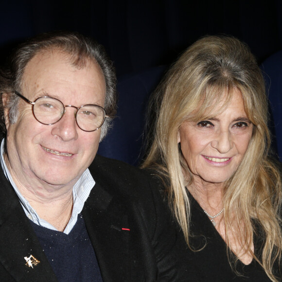 Daniel Russo et sa femme Lucie - Soirée hommage à Jean-Pierre Mocky "70 ans de cinéma" au cinéma "Beau Regard" à Paris, avec la projection du film "La loi de l'albatros". Le 9 décembre 2019 © Christophe Aubert via Bestimage  