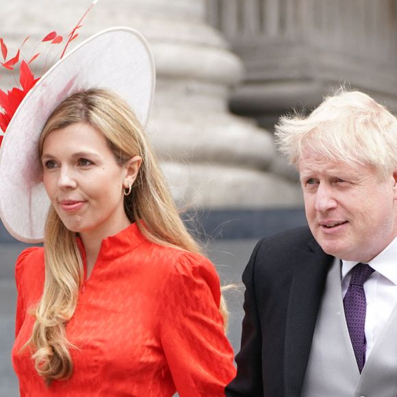 La femme de l'ancien Premier ministre a dévoilé la nouvelle sur Instagram
Boris Johnson et sa femme Carrie - Les membres de la famille royale et les invités lors de la messe célébrée à la cathédrale Saint-Paul de Londres, dans le cadre du jubilé de platine (70 ans de règne) de la reine Elisabeth II d'Angleterre. Londres, le 3 juin 2022.