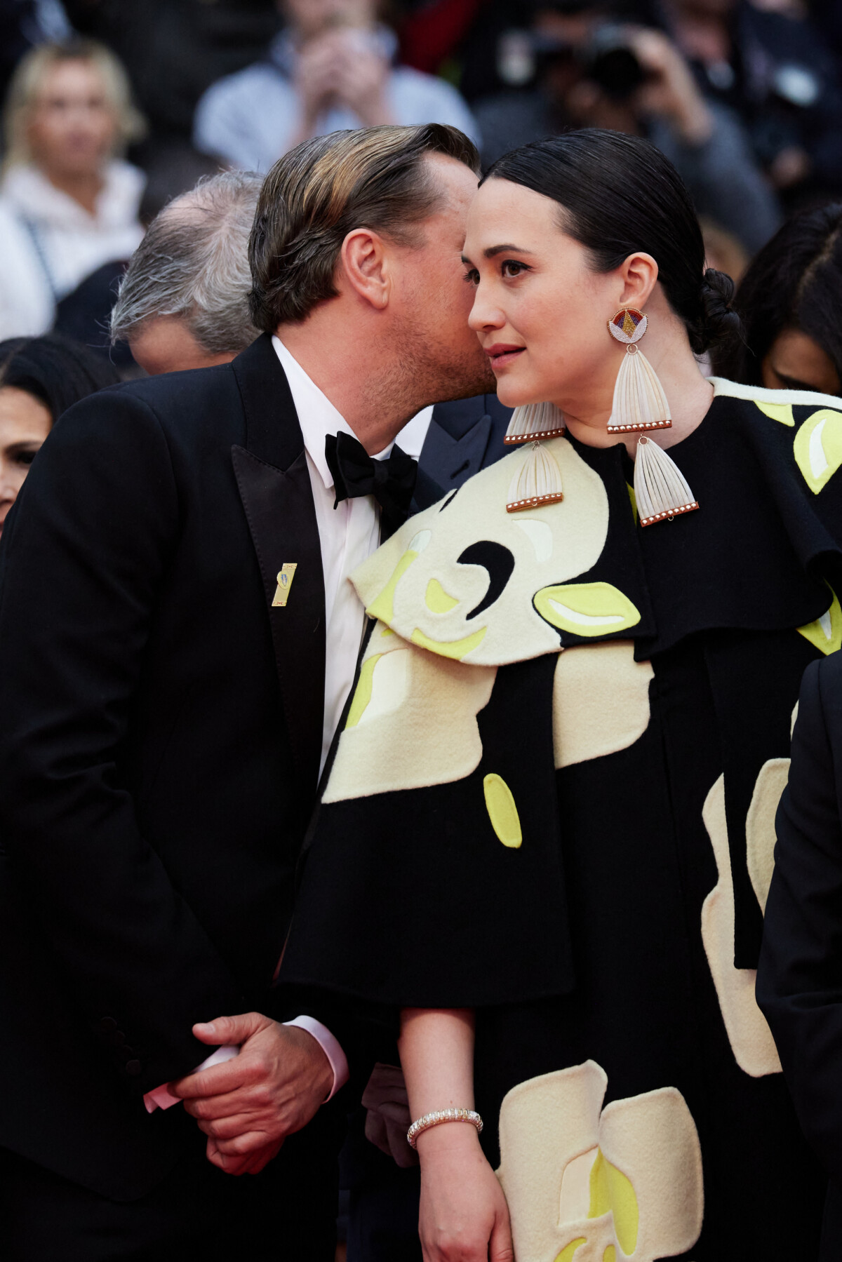 Photo Leonardo DiCaprio, Lily Gladstone Montée des marches du film « Killers of the flower