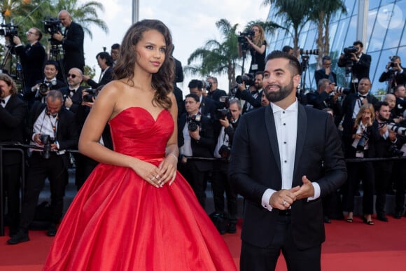 Indira Ampiot (Miss France 2023), Kendji Girac - Montée des marches du film " Firebrand (Le jeu de la reine) " lors du 76ème Festival International du Film de Cannes, au Palais des Festivals à Cannes. Le 21 mai 2023 © Olivier Borde / Bestimage 