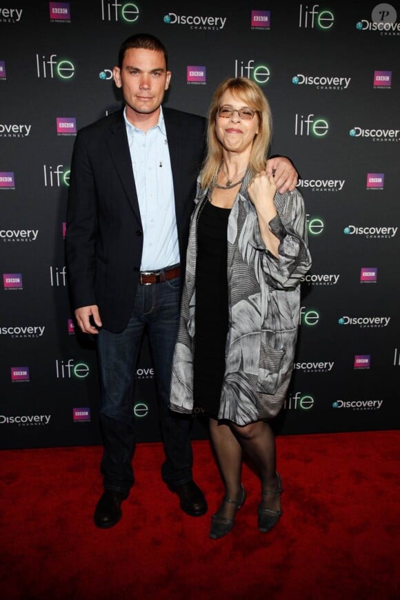 Donald Schultz et Marjorie Kaplan lors de la soirée de lancement de Discovery Channel's Epic Television, le 25 février 2010