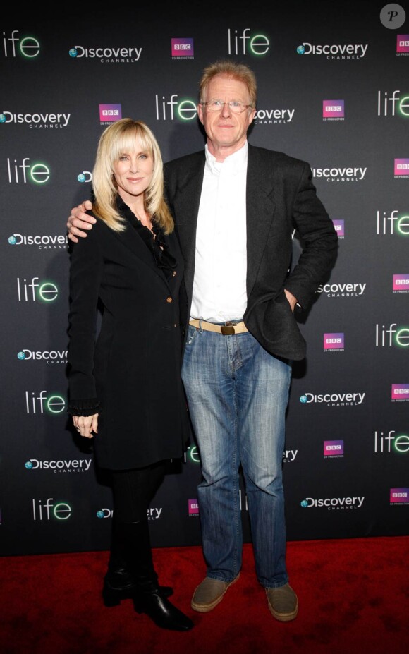 Ed Begley Jr. et sa femme Rachelle Carson lors de la soirée de lancement de Discovery Channel's Epic Television, le 25 février 2010