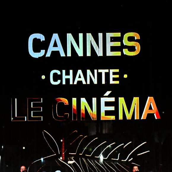 Exclusif - Charlotte Cardin et Vincent Delerm - Enregistrement de l'émission "Cannes chante le Cinéma" sur la célèbre plage Macé de Cannes, le 25 mai 2023 lors de la 76ème édition du Festival de Cannes le 25 mai 2023.