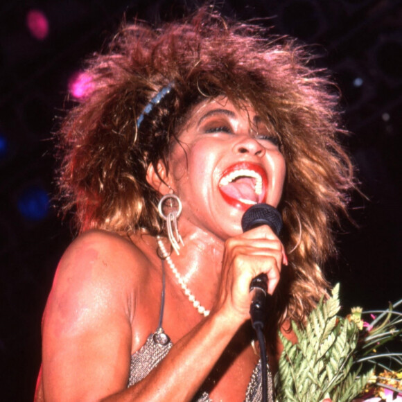 Tina Turner s'est éteinte il y a moins d'une semaine.
Tina Turner en concert.