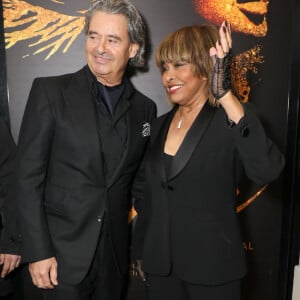Tina Turner et Erwin Bach - Présentation à la presse de la comédie musicale "Tina: The Tina Turner Musical" au théâtre Aldwych à Londres, Royaume Uni, le 17 avril 2018.