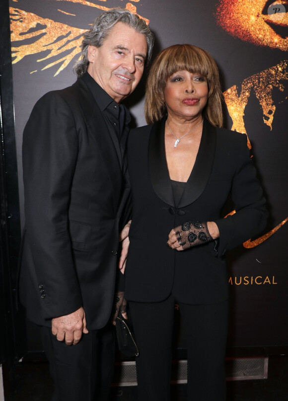 Tina Turner et Erwin Bach - Présentation à la presse de la comédie musicale "Tina: The Tina Turner Musical" au théâtre Aldwych à Londres, Royaume Uni, le 17 avril 2018.