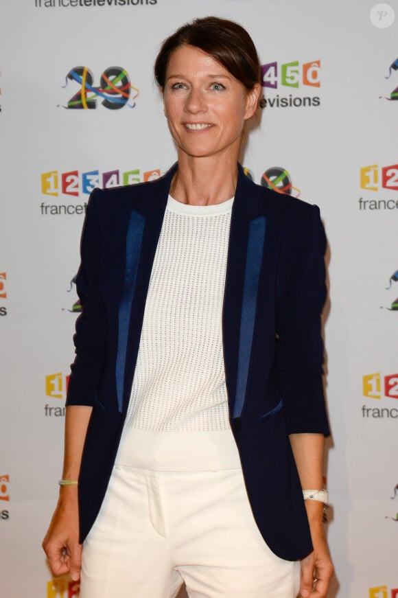 Carole Gaessler au photocall de France Télévisions, pour la présentation de la nouvelle dynamique 2016-2017, à Paris, le 29 juin 2016. © Guirec Coadic/Bestimage