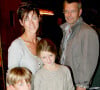 Un chef d'entreprise avec qui elle a eu deux enfants.
Archives - Carole Gaessler et son mari Franck avec leurs enfants