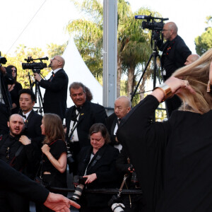 Virginie Efira (enceinte) - Montée des marches du film " L'été dernier " lors du 76ème Festival International du Film de Cannes, au Palais des Festivals à Cannes. Le 25 mai 2023 © Jacovides-Moreau / Bestimage