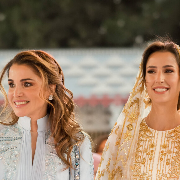 Dîner de pré-mariage du prince Hussein de Jordanie et de Rajwa al Saif, au palais royal à Amman (Jordanie), le 22 mai 2023. Le mariage du fils aîné du roi Abdallah II et de la reine Rania de Jordanie avec Rajwa al Saif, sera célébré le 1er juin 2023. 