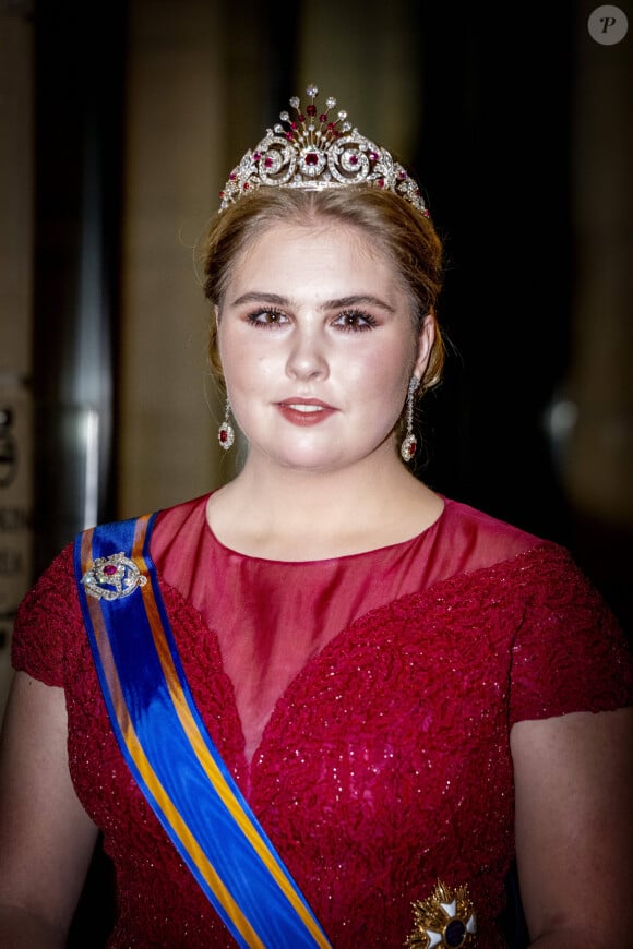 La princesse Amalia des Pays-Bas - Les familles royales sont conviées à une réception pour le mariage du prince Hussein bin Abdullah II et Rajwa Al-Saif au palais Husseiniya à Amman, Jordanie le 1er juin 2023. 