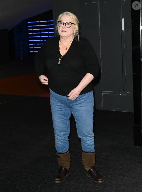 Josiane Balasko à la première du film "La Pièce Rapportée" au cinéma UGC Ciné Cité Les Halles à Paris, le 30 novembre 2021. © Guirec Coadic/Bestimage