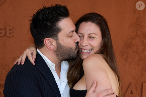 Denny Imbroisi et Silvia Notargiacomo au village lors des Internationaux de France de tennis de Roland Garros 2023, à Paris, France, le 4 juin 2023.
© Moreau-Jacovides/Bestimage