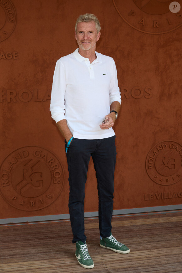 Denis Brogniart au village lors des Internationaux de France de tennis de Roland Garros 2023, à Paris, France, le 6 juin 2023. © Jacovides-Moreau/Bestimage 