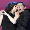 Valérie Lemercier et Gad Elmaleh lors de la cérémonie des César le 27 février 2010 au théâtre du Châtelet