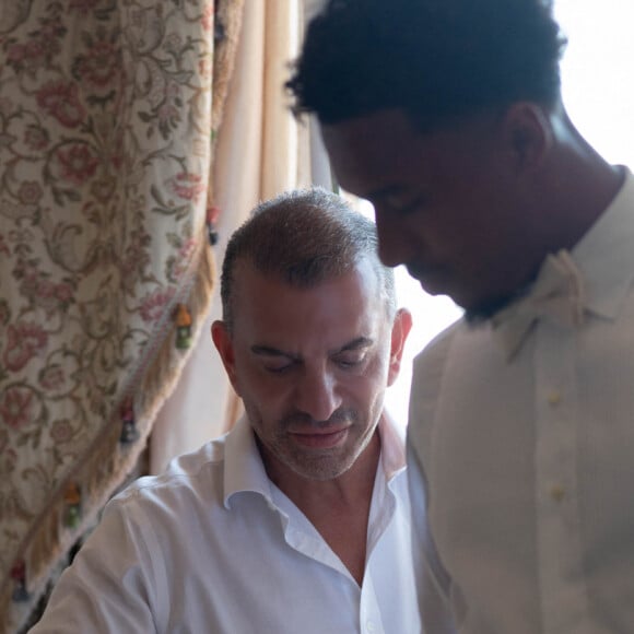 Mariage du joueur de football Boubacar Kamara et l'influenceuse Coralie Porrovecchio en France, le samedi 3 juin 2023. © Pervez Taufiq/PTaufiq Photography/Panoramic/Bestimage