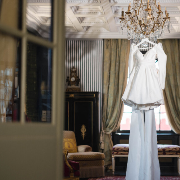 Mariage du joueur de football Boubacar Kamara et l'influenceuse Coralie Porrovecchio en France, le samedi 3 juin 2023. © Pervez Taufiq/PTaufiq Photography/Panoramic/Bestimage