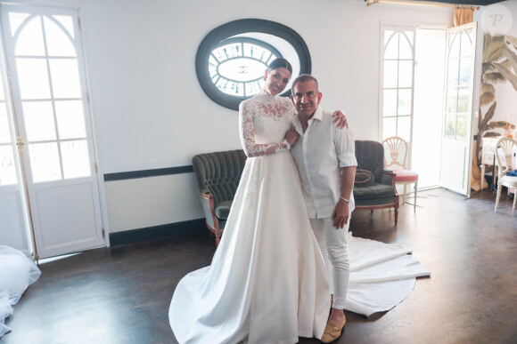 Mariage du joueur de football Boubacar Kamara et l'influenceuse Coralie Porrovecchio en France, le samedi 3 juin 2023. © Pervez Taufiq/PTaufiq Photography/Panoramic/Bestimage