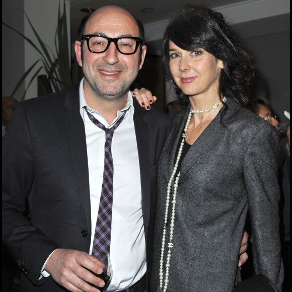 Kad Merad et sa femme Emmanuelle Cosso - Soirée après l'avant-première du film "La fille du puisatier" au restaurant Flora Danica.