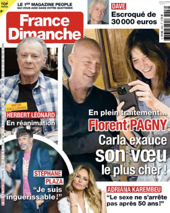 Couverture du nouveau numéro de "France dimanche" paru le 9 juin 2023.