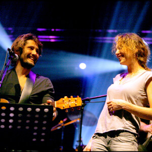 Bixante Lizarazu et Claire Keim - Foot concert au palais des sports de Lyon au profit des étoiles de l'espoir
