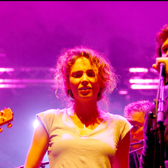 Bixente Lizarazu, Claire Keim et Guillaume Canet - Foot concert au palais des sports de Lyon au profit des étoiles de l'espoir